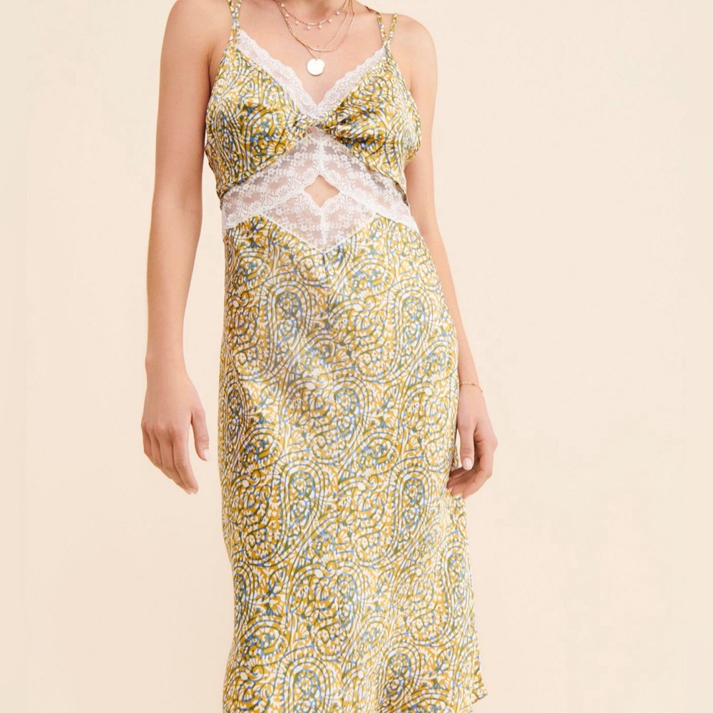 Anthropologie Vintage Inspired Slip Dress